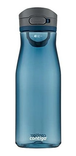 Botella Agua Contigo Jackson 2.0, Sin Bpa, 40oz, Azul.