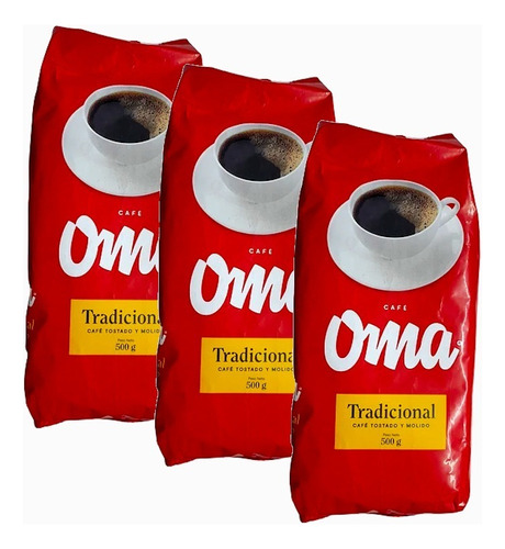 Café Oma Trad - 3 Emp X 500g