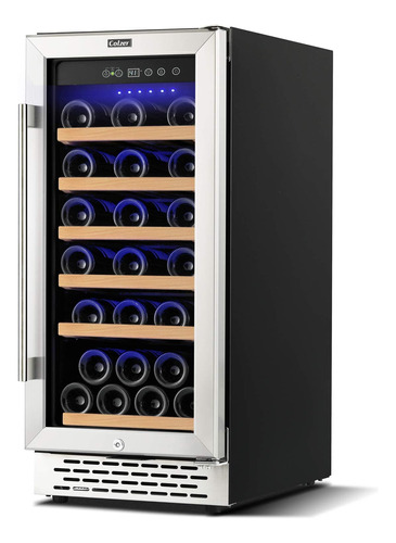 Colzer Refrigeradores De Vino De 15 Pulgadas, 30 Botellas De