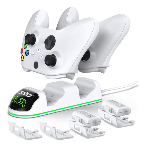 Juego De Bateria Recargable Para Xbox Con Estacion De Carga