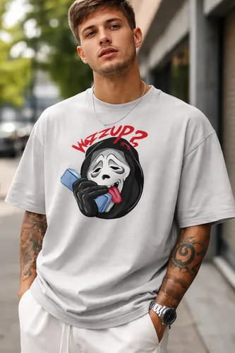 Camisa Basica Wazzup Ghostface Unissex Ref4832 | Parcelamento sem