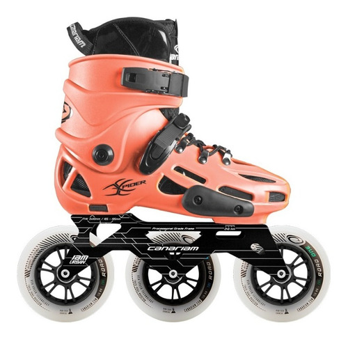 Patines Canariam Xpider Salmon Chasis Rex 3x110mm