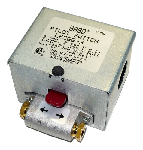 Interruptor Piloto De Seguridad Baso L62gb-3 C/ Reset Manual