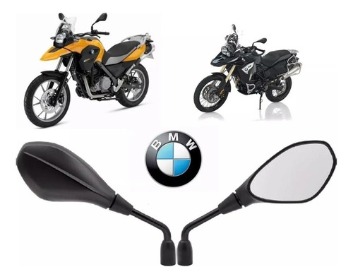 Retrovisor Gs 650 F800 Bmw Fixo Convexa Rosca Honda Par