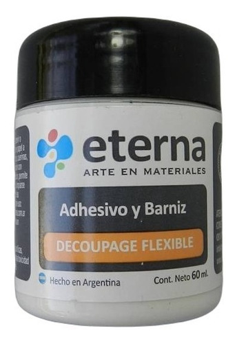 Adhesivo Decoupage Flexible Eterna 60ml