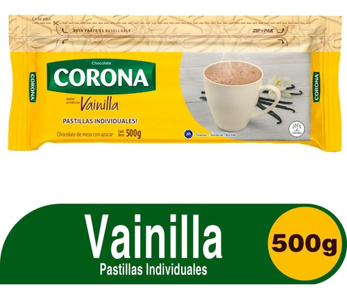 Chocolate Corona Vainilla X 500 G - Kg a $28