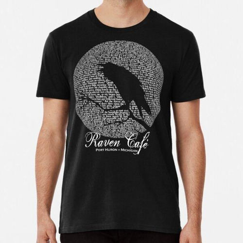 Remera The Raven Moon Poem De Edgar Allan Poe - Raven Cafe A