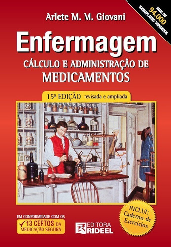 Cálculo E Administração De Medicamentos - Atualizado Rideel