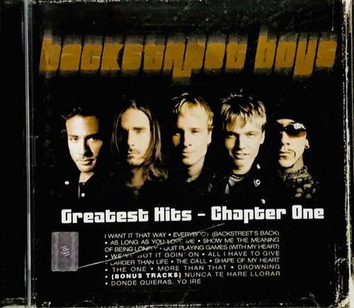 Backstreet Boys Greatest Hits Tracks En Español Cd Seminuevo