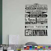Comprar Vinilos Decorativos Frases Para Gimnasios Stickers Deportes
