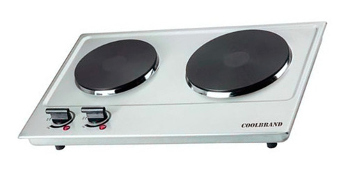 Imagen 2 de 2 de Anafe eléctrico Coolbrand Duo Cool 8099 plateado 220V