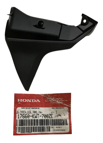 Carenagem Traseira Direita Xre 300 2015 Original Honda