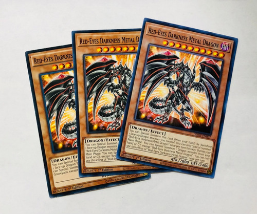 Red-eyes Darkness Metal Dragon. Tercia. Yugioh!