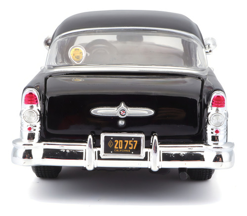 Miniatura de coche Buick Century 1955 Police 1:26 Maisto, color negro