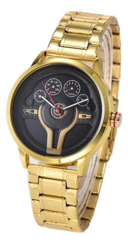 Reloj Volante De Auto Bmw Doradoreloj Bmw Dorado