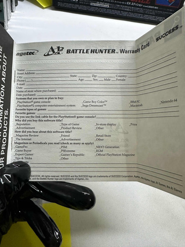 Battle Hunter Ps1 Psx Ps One (Usado)