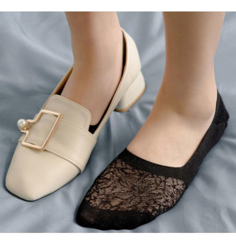 10 Pares Calcetines Invisibles Para Mujer,calcetas De Encaje
