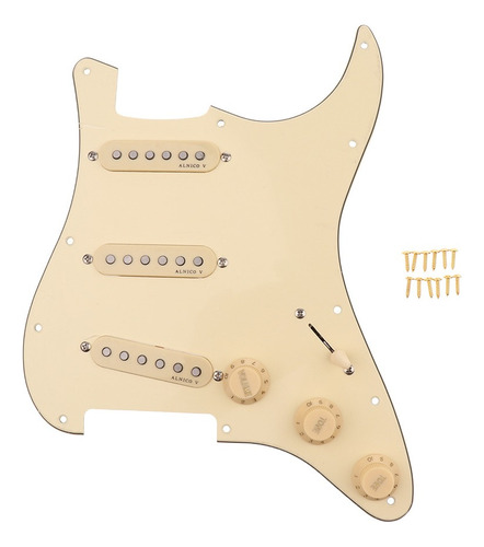 Pastillas Clásicas Precableadas Sss Pickguard Alnico V Para