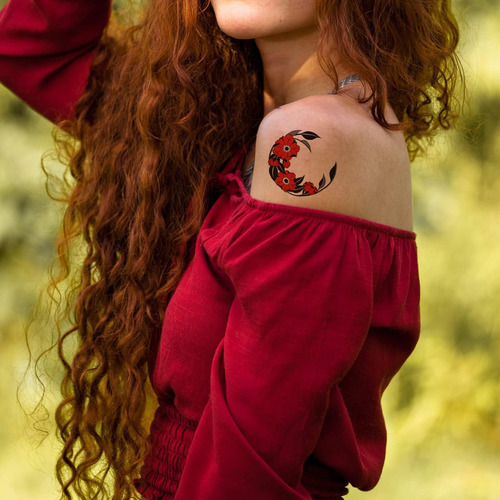 Pusnmi Tatuaje Temporal Vintage Para Hombres Y Mujeres Cool