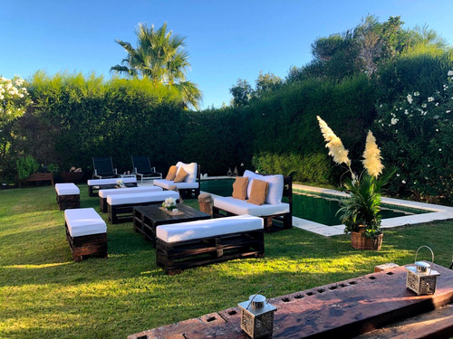 Alquiler Livings Rústicos Pallet Y Ambientación Para Eventos