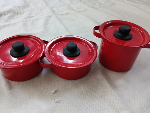 Caneca. Kit De 3 Panelinha 300 Ml Aluminio Leve