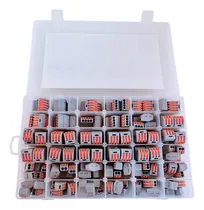 Comprar Kit Bornera Empalme Rápido Para Cables Conectores Eléctricos Fast Clip 2, 3, 4 Y 5 Polos X188 Piezas