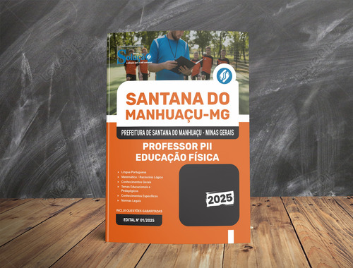 Apostila Completa Professor Pii - Educação Física - Santana Do Manhuaçu Mg 2025 - Editora Solução