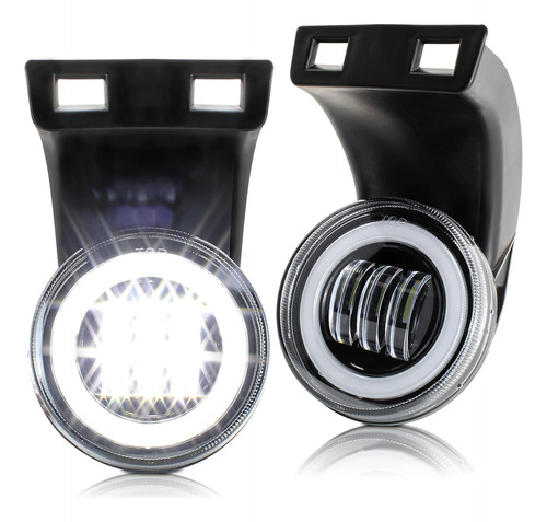 Luces Antiniebla Led Con Drl Para  Ram 94-02, Proyector Halo