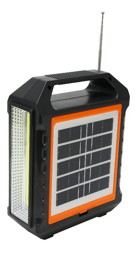 Altavoz Solar Multifunción, Sonido Estéreo De Graves Mejorad