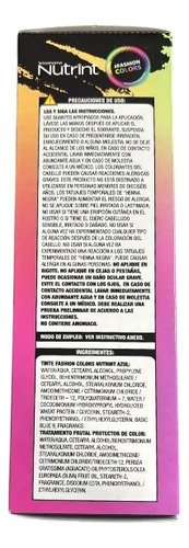Xiomara Nutrint Tinte Semi Permanente Fashion Colors