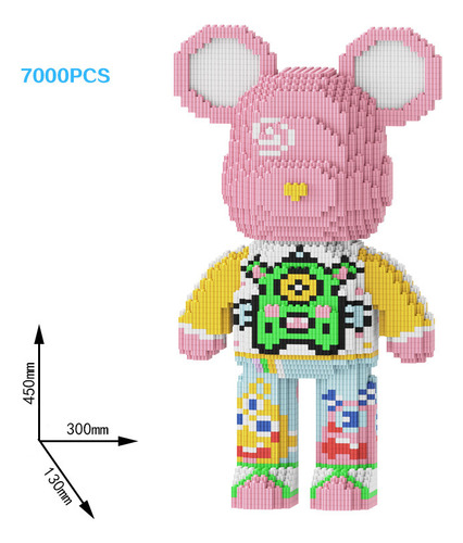 Juego De Bloques De Construcción Dopamine Bear De 45 Cm (700