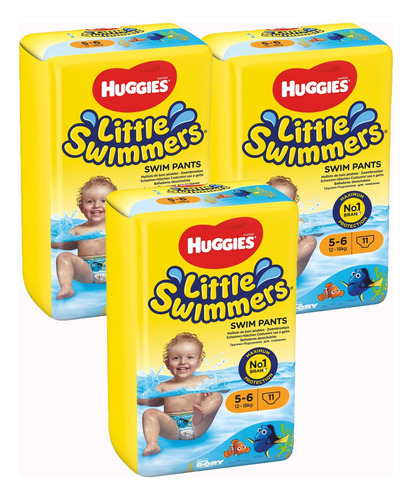 Huggies Little Swimmers - Paales Desechables Para Beb, Talla