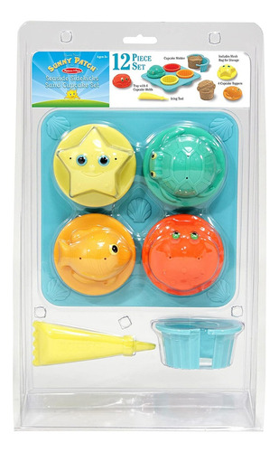 Melissa & Doug Sand Cupcakes Tartaletas De Arena