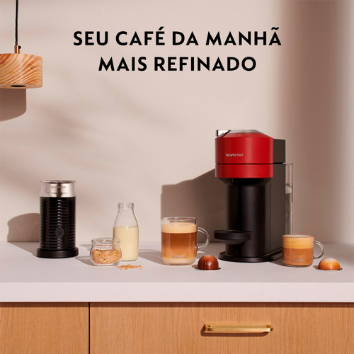 Cafeteira Automática Nespresso Vertuo Next Para Cápsulas De Cherry Red