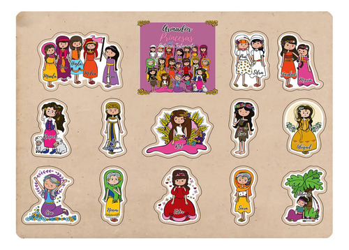 Armador Princesas De La Biblia Ant Tes Juego Bíblico De Mesa