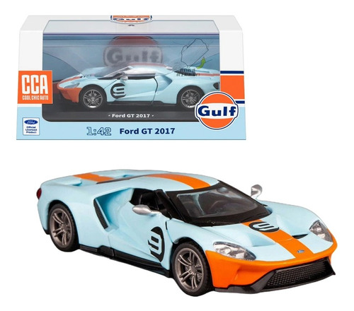 Autos Coleccion Gulf Ford Gt 2017 Escala 1:42