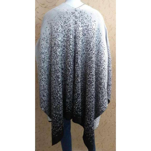 Kimono Sobretudo Fio Jule Malhas - Preto