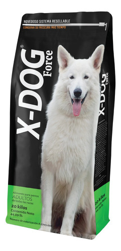 Alimento X-dog Force 20 Kg Adulto Todas Las Razas