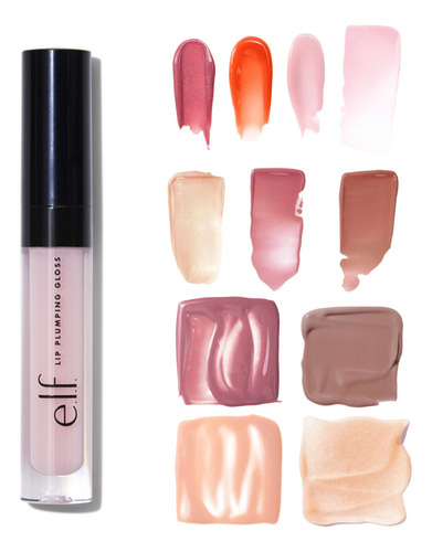 Lip Gloss E.l.f. Lip Plumping Glos Lip Gloss 2,7 ml. Acabamento brilhante rosa Paloma