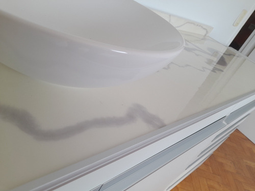 Mueble Odontologia Estetica Revestida En Pvc Simil Marmol