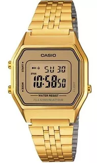 Reloj Casio Vintage Dorado Unisex Acero Time Square