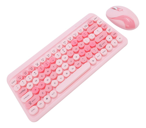 Combinación De Teclado Y Ratón Inalámbricos Pink Computer De