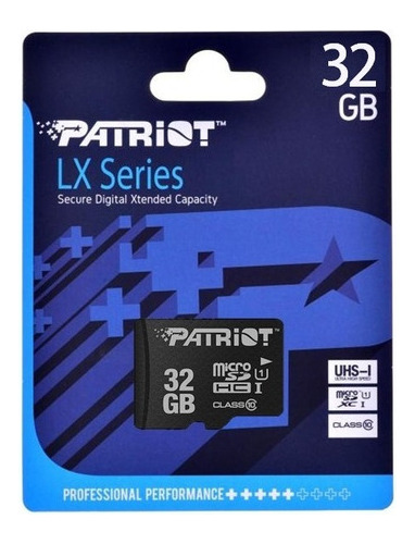 Tarjeta De Memoria Micro Sd 32gb Patriot Clase 10