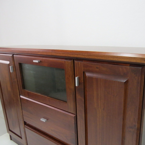 Mesa Para Tv Led Bahiut Lustre Cedro