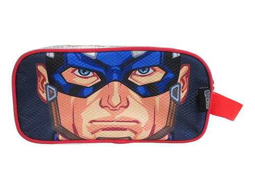 Estuche Doble Marvel Avengers Escolar Kids 