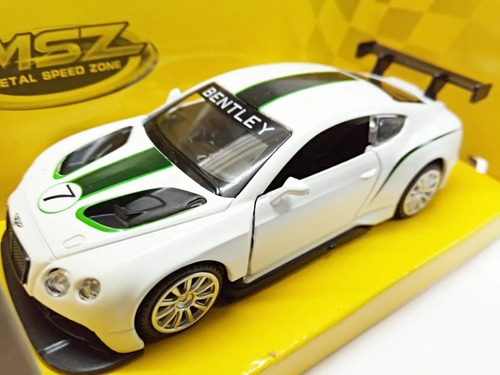 Imagen 2 de 5 de Auto Metal Bentley Continental Gt3 Escala 1:43 Coleccion 673