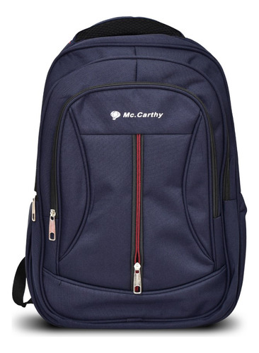 Mochila Backpack Laptop 17 Poliéster Mccarthy Lpi-1 Unisex Color Negro