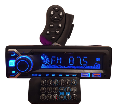 Reproductor Pioneer Bluetooth De Carro Mp3 Usb Radio Control