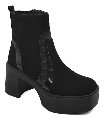Botinetas de mujer con plataforma hot sale