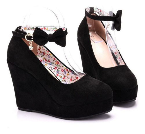 R Zapatos De Tacón Alto De Terciopelo, Zapatos Redondos